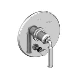 Newport Brass Taft: Balanced Pressure Tub & Shower Diverter Plate with Handle. Less Showerhead, arm and flange.
