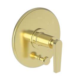 Newport Brass Dorrance(R): Balanced Pressure Tub & Shower Diverter Plate with Handle. Less Showerhead, arm and flange.