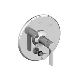 Newport Brass Pardees(R): Balanced Pressure Tub & Shower Diverter Plate with Handle. Less Showerhead, arm and flange.