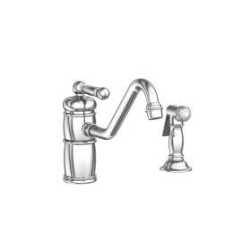 Newport Brass Nadya(R): Single Handle Kitchen Faucet with Side Spray