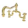 Newport Brass Chesterfield(R): Kitchen Bridge Faucet with Side Spray