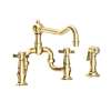 Newport Brass Chesterfield(R): Kitchen Bridge Faucet with Side Spray