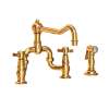 Newport Brass Chesterfield(R): Kitchen Bridge Faucet with Side Spray