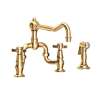 Newport Brass Chesterfield(R): Kitchen Bridge Faucet with Side Spray