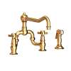 Newport Brass Chesterfield(R): Kitchen Bridge Faucet with Side Spray