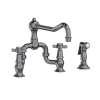 Newport Brass Chesterfield(R): Kitchen Bridge Faucet with Side Spray