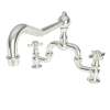 Newport Brass Chesterfield(R): Kitchen Bridge Faucet with Side Spray