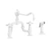 Newport Brass Chesterfield(R): Kitchen Bridge Faucet with Side Spray