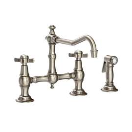 Newport Brass Chesterfield(R): Kitchen Bridge Faucet with Side Spray