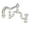 Newport Brass Chesterfield(R): Kitchen Bridge Faucet with Side Spray