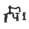 Newport Brass Chesterfield(R): Kitchen Bridge Faucet with Side Spray