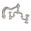 Newport Brass Chesterfield(R): Kitchen Bridge Faucet with Side Spray