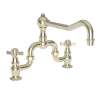 Newport Brass Chesterfield(R): Kitchen Bridge Faucet with Side Spray