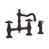 Newport Brass Chesterfield(R): Kitchen Bridge Faucet with Side Spray