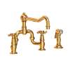 Newport Brass Chesterfield(R): Kitchen Bridge Faucet with Side Spray