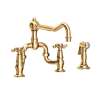 Newport Brass Chesterfield(R): Kitchen Bridge Faucet with Side Spray