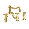 Newport Brass Chesterfield(R): Kitchen Bridge Faucet with Side Spray
