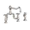 Newport Brass Chesterfield(R): Kitchen Bridge Faucet with Side Spray