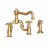Newport Brass Chesterfield(R): Kitchen Bridge Faucet with Side Spray