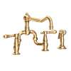 Newport Brass Chesterfield(R): Kitchen Bridge Faucet with Side Spray