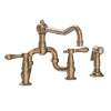 Newport Brass Chesterfield(R): Kitchen Bridge Faucet with Side Spray