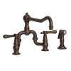 Newport Brass Chesterfield(R): Kitchen Bridge Faucet with Side Spray
