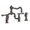 Newport Brass Chesterfield(R): Kitchen Bridge Faucet with Side Spray