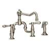 Newport Brass Chesterfield(R): Kitchen Bridge Faucet with Side Spray