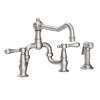 Newport Brass Chesterfield(R): Kitchen Bridge Faucet with Side Spray