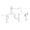 Newport Brass Chesterfield(R): Kitchen Bridge Faucet with Side Spray