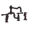 Newport Brass Chesterfield(R): Kitchen Bridge Faucet with Side Spray
