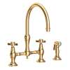 Newport Brass Chesterfield(R): Kitchen Bridge Faucet with Side Spray
