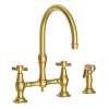 Newport Brass Chesterfield(R): Kitchen Bridge Faucet with Side Spray
