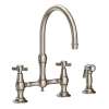 Newport Brass Chesterfield(R): Kitchen Bridge Faucet with Side Spray