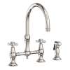 Newport Brass Chesterfield(R): Kitchen Bridge Faucet with Side Spray