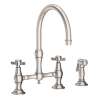 Newport Brass Chesterfield(R): Kitchen Bridge Faucet with Side Spray