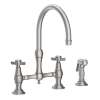 Newport Brass Chesterfield(R): Kitchen Bridge Faucet with Side Spray