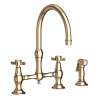 Newport Brass Chesterfield(R): Kitchen Bridge Faucet with Side Spray