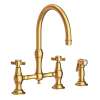 Newport Brass Chesterfield(R): Kitchen Bridge Faucet with Side Spray
