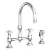 Newport Brass Chesterfield(R): Kitchen Bridge Faucet with Side Spray