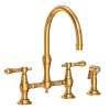 Newport Brass Chesterfield(R): Kitchen Bridge Faucet with Side Spray