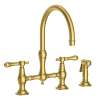 Newport Brass Chesterfield(R): Kitchen Bridge Faucet with Side Spray
