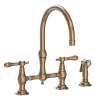 Newport Brass Chesterfield(R): Kitchen Bridge Faucet with Side Spray