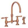 Newport Brass Chesterfield(R): Kitchen Bridge Faucet with Side Spray