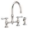 Newport Brass Chesterfield(R): Kitchen Bridge Faucet with Side Spray