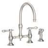 Newport Brass Chesterfield(R): Kitchen Bridge Faucet with Side Spray