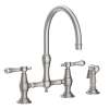 Newport Brass Chesterfield(R): Kitchen Bridge Faucet with Side Spray