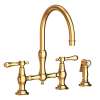 Newport Brass Chesterfield(R): Kitchen Bridge Faucet with Side Spray
