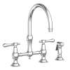 Newport Brass Chesterfield(R): Kitchen Bridge Faucet with Side Spray