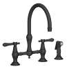 Newport Brass Chesterfield(R): Kitchen Bridge Faucet with Side Spray